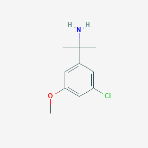 2-(3-Chloro-5-methoxyphenyl)propan-2-amine