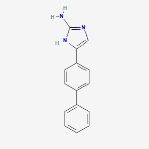 5-(4-phenylphenyl)-1H-imidazol-2-amine