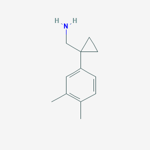 (1-(3,4-Dimethylphenyl)cyclopropyl)methanamine