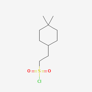 2-(4,4-Dimethylcyclohexyl)ethane-1-sulfonylchloride