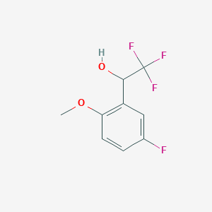 2,2,2-Trifluoro-1-(5-fluoro-2-methoxyphenyl)ethan-1-ol