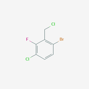 1-Bromo-4-chloro-2-(chloromethyl)-3-fluorobenzene