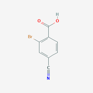 molecular formula C8H4BrNO2 B1359825 2-溴-4-氰基苯甲酸 CAS No. 956218-04-5