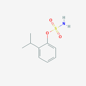 molecular formula C9H13NO3S B13598252 2-Isopropylphenyl sulfamate 