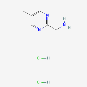 molecular formula C6H11Cl2N3 B1359826 (5-Methylpyrimidin-2-yl)methanamine dihydrochloride CAS No. 930272-59-6