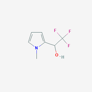 1-(1-Methyl-1H-pyrrole-2-yl)-2,2,2-trifluoroethanol