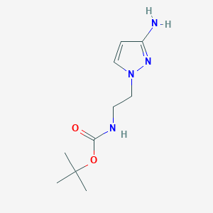 tert-butyl 2-(3-amino-1H-pyrazol-1-yl)ethylcarbamate