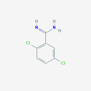 molecular formula C7H6Cl2N2 B13598324 Benzenecarboximidamide, 2,5-dichloro- CAS No. 188729-51-3