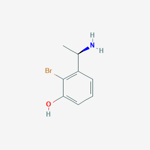 (R)-3-(1-Aminoethyl)-2-bromophenol