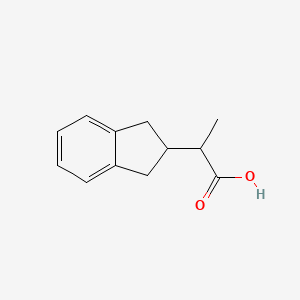 2-(2,3-dihydro-1H-inden-2-yl)propanoic acid