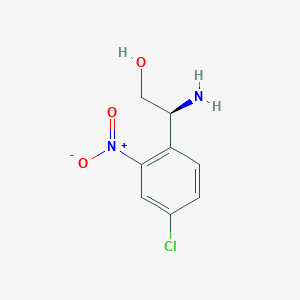 (s)-2-Amino-2-(4-chloro-2-nitrophenyl)ethan-1-ol