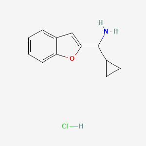 Benzofuran-2-YL(cyclopropyl)methanamine hydrochloride