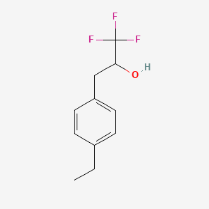 3-(4-Ethylphenyl)-1,1,1-trifluoropropan-2-ol