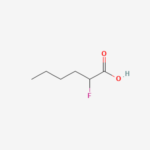 molecular formula C6H11FO2 B1359848 2-Fluorohexanoic acid CAS No. 1578-57-0