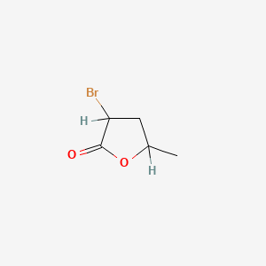 molecular formula C5H7BrO2 B1359849 alpha-Bromo-gamma-valerolactone CAS No. 25966-39-6