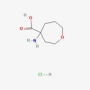 4-Aminooxepane-4-carboxylic acid hydrochloride