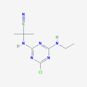 molecular formula C9H13ClN6 B135985 氰嗪 CAS No. 21725-46-2