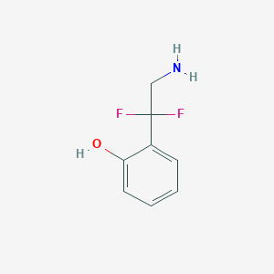 2-(2-Amino-1,1-difluoroethyl)phenol