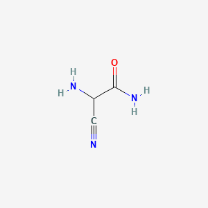 molecular formula C3H5N3O B1359851 2-Amino-2-cyanoacetamide CAS No. 6719-21-7