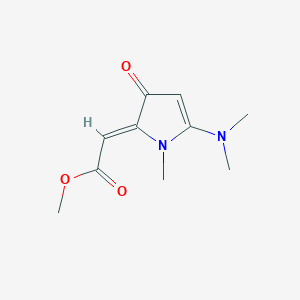 methyl2-[(2Z)-5-(dimethylamino)-1-methyl-3-oxo-2,3-dihydro-1H-pyrrol-2-ylidene]acetate