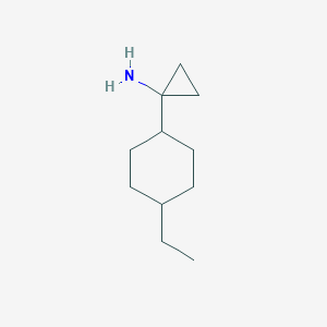 1-(4-Ethylcyclohexyl)cyclopropan-1-amine