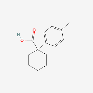 molecular formula C14H18O2 B1359857 1-(4-Methylphenyl)cyclohexanecarboxylic acid CAS No. 84682-27-9