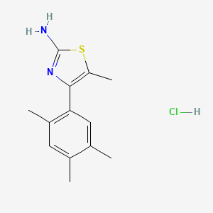 5-Methyl-4-(2,4,5-trimethylphenyl)-1,3-thiazol-2-amine hydrochloride