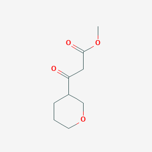 3-Oxo-3-(tetrahydro-pyran-3-yl)-propionic acid methyl ester