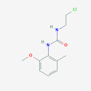 molecular formula C11H15ClN2O2 B1359859 1-(2-Chloroethyl)-3-(2-methoxy-6-methylphenyl)urea CAS No. 21561-19-3