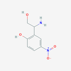 2-(1-Amino-2-hydroxyethyl)-4-nitrophenol