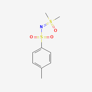molecular formula C9H13NO3S2 B1359861 S,S-Dimethyl-N-(p-toluenesulfonyl)sulfoximine CAS No. 22236-45-9