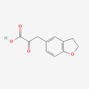 3-(2,3-Dihydrobenzofuran-5-yl)-2-oxopropanoic acid