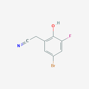 5-Bromo-3-fluoro-2-hydroxyphenylacetonitrile