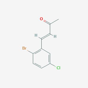 4-(2-Bromo-5-chlorophenyl)but-3-en-2-one