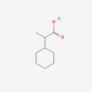 molecular formula C9H16O2 B1359865 2-Cyclohexylpropanoic acid CAS No. 6051-13-4