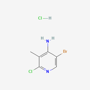 5-Bromo-2-chloro-3-methylpyridin-4-aminehydrochloride