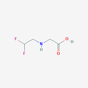 molecular formula C4H7F2NO2 B13598732 Difluoroethylglycine 