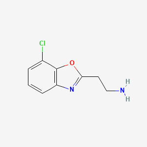 molecular formula C9H9ClN2O B1359875 2-(7-Chloro-1,3-benzoxazol-2-yl)ethanamine CAS No. 1119449-48-7