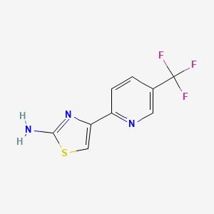 4-(5-(Trifluoromethyl)pyridin-2-YL)thiazol-2-amine