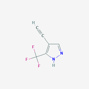 4-ethynyl-3-(trifluoromethyl)-1H-pyrazole