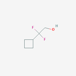 2-Cyclobutyl-2,2-difluoroethan-1-ol