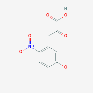 3-(5-Methoxy-2-nitrophenyl)-2-oxopropanoic acid