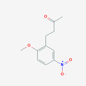 4-(2-Methoxy-5-nitrophenyl)butan-2-one