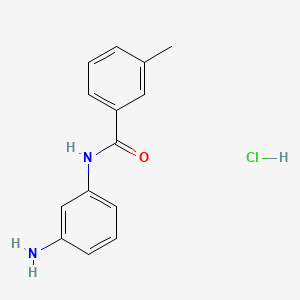 N-(3-aminophenyl)-3-methylbenzamidehydrochloride