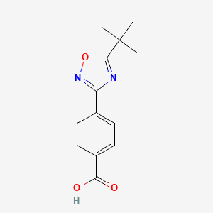 molecular formula C13H14N2O3 B1359888 4-(5-Tert-butyl-1,2,4-oxadiazol-3-yl)benzoic acid CAS No. 1119452-72-0