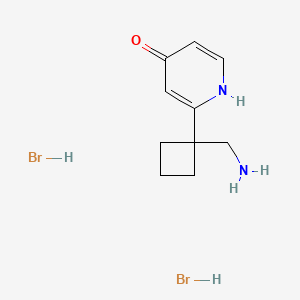 2-[1-(Aminomethyl)cyclobutyl]-1,4-dihydropyridin-4-onedihydrobromide