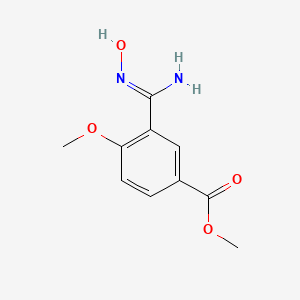 molecular formula C10H12N2O4 B1359889 methyl 3-[(E)-amino(hydroxyimino)methyl]-4-methoxybenzoate CAS No. 1119449-73-8