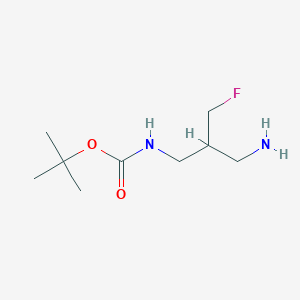 tert-Butyl (3-amino-2-(fluoromethyl)propyl)carbamate