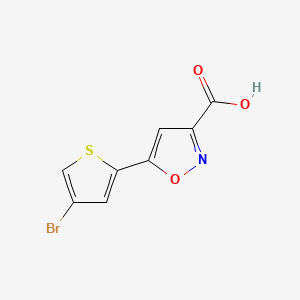 5-(4-Bromo-2-thienyl)isoxazole-3-carboxylic Acid