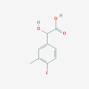 2-(4-Fluoro-3-methylphenyl)-2-hydroxyacetic acid